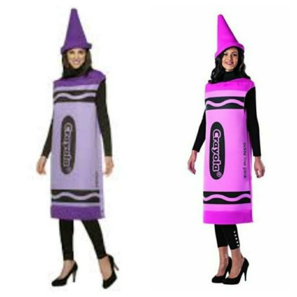Crayola Crayon tunic costumes NO HAT